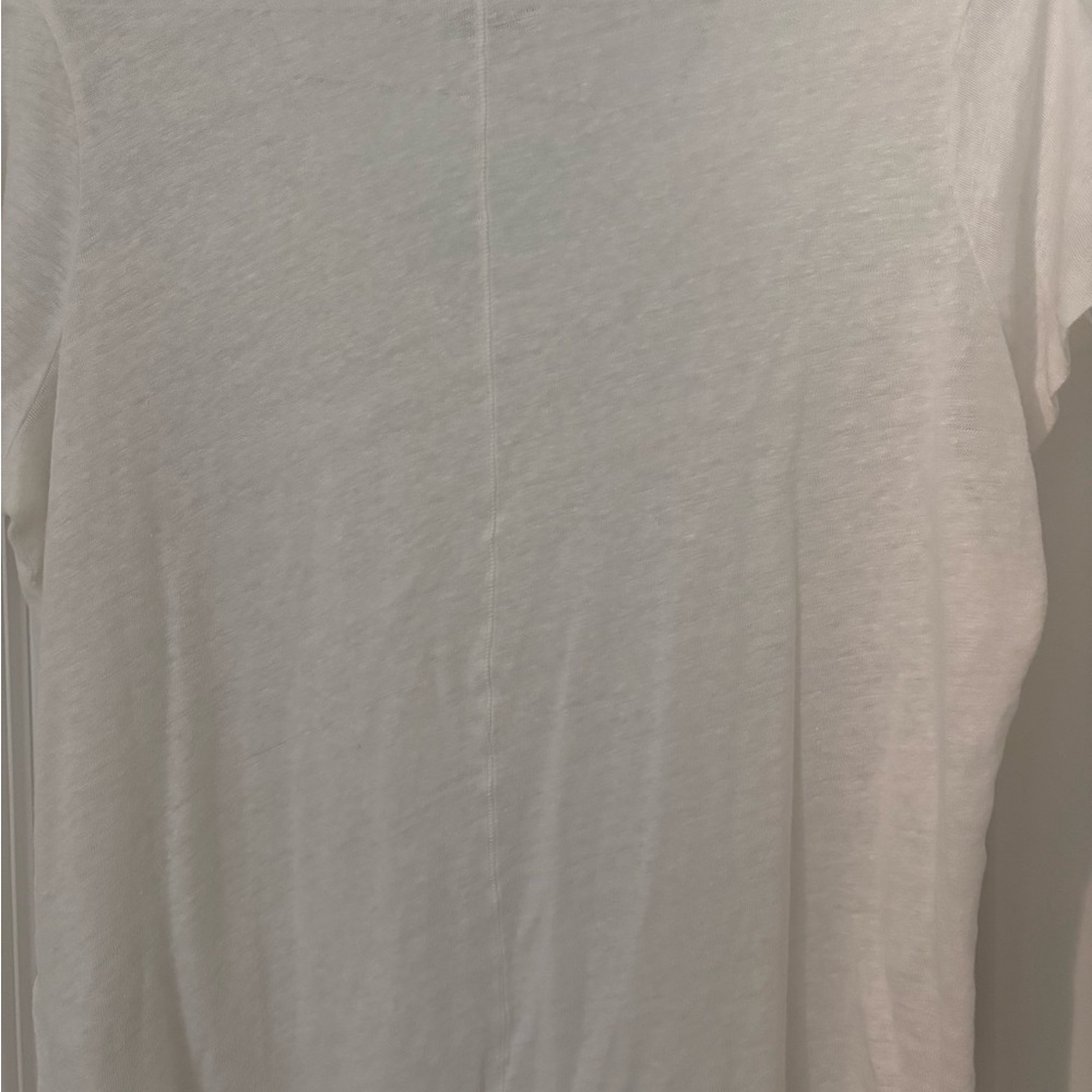 Vineyard Vines Linen White Short Sleeve Tee, Sz Small Unused - Picture 4 of 8